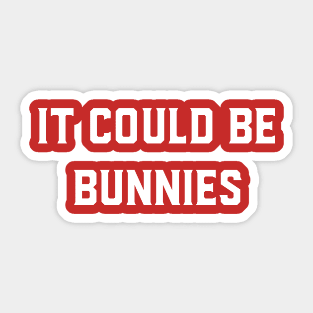 Buffy the Vampire Slayer | It Could Be Bunnies | BTVS Sticker by GeeksUnite!